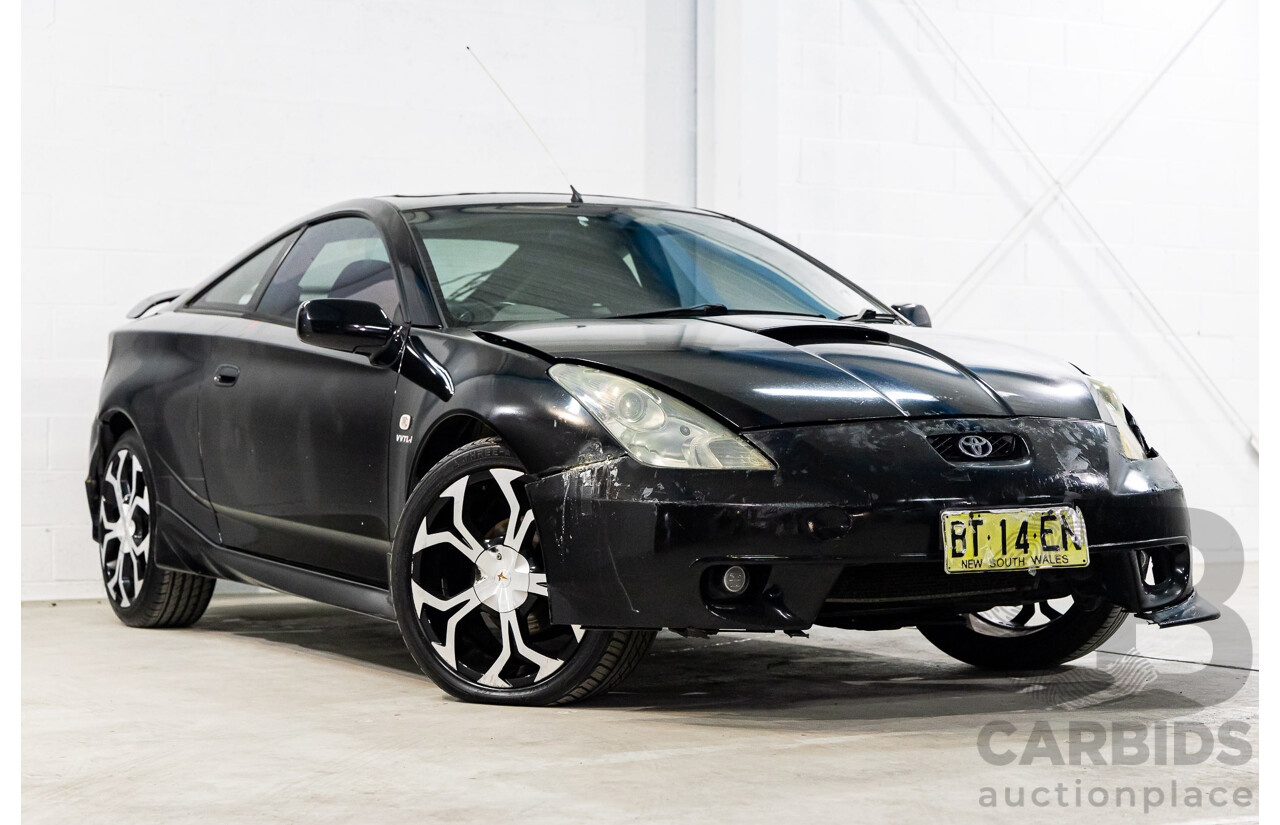 6/2001 Toyota Celica ZR 2d Liftback Ebony Black 1.8L