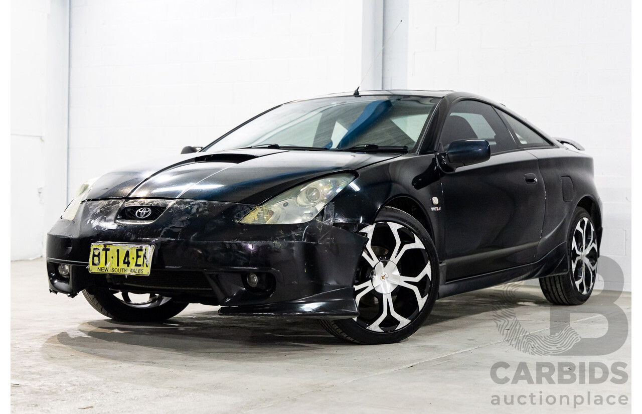 6/2001 Toyota Celica ZR 2d Liftback Ebony Black 1.8L