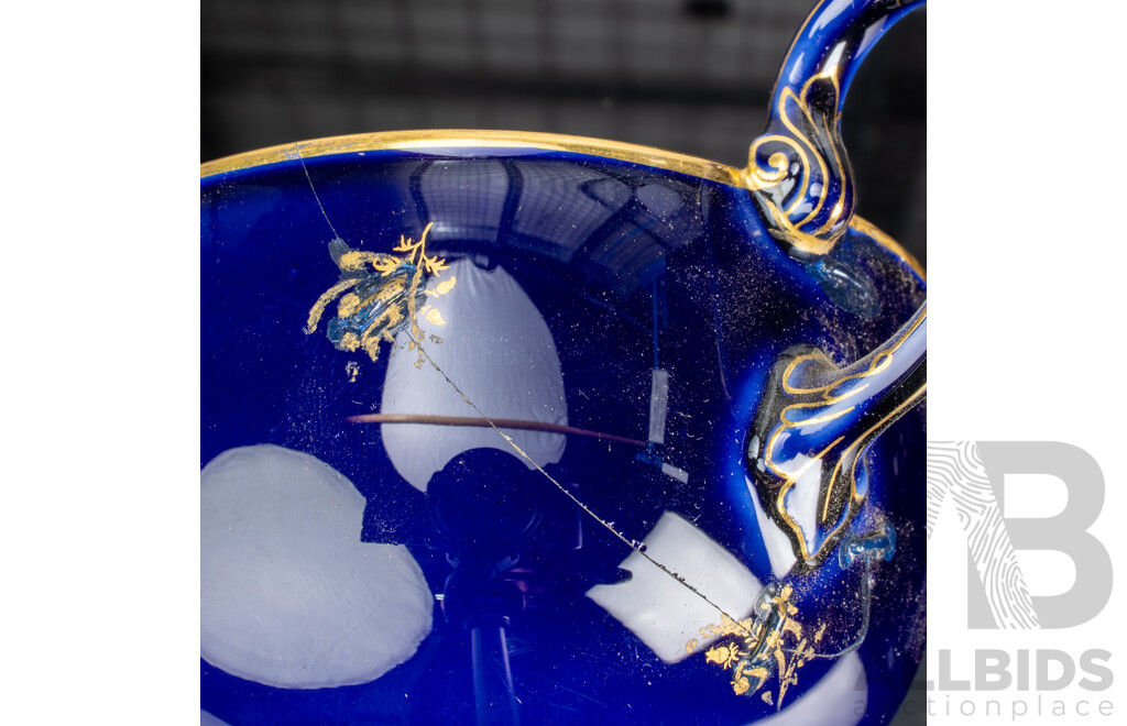 Antique French Sèvres Porcelain 15 Piece Tea Service in Pate Ancienne, Circa 1902