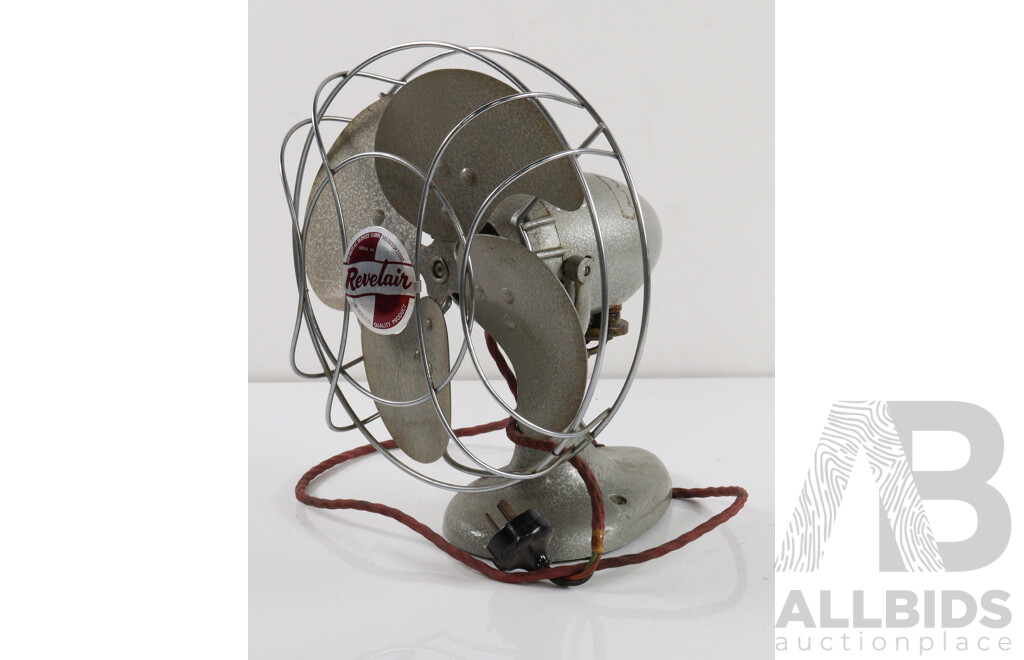 Industrial Revelair Metal Desk Fan