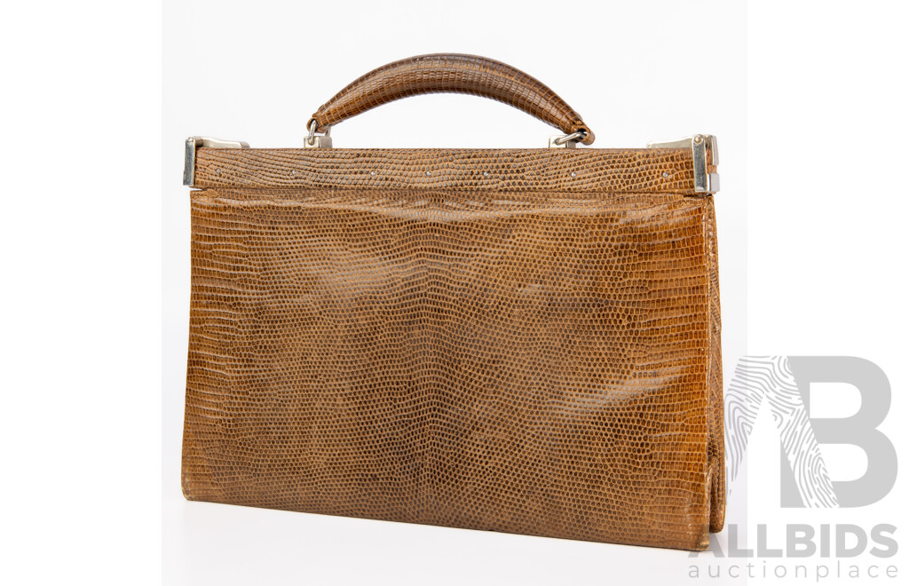 Vintage Snakeskin Clasp Purse