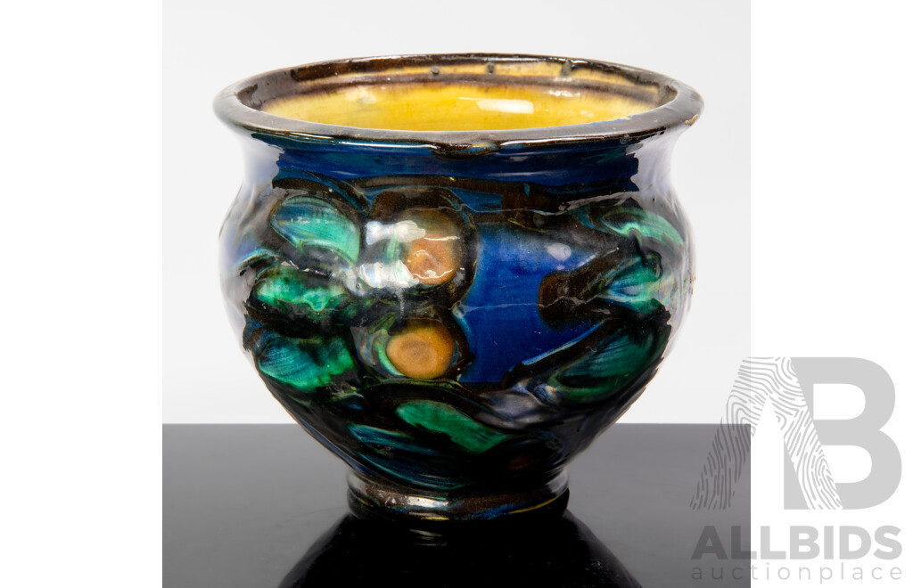 Mid Century Danish Pottery Jardinieire by HAK Harman Kahler