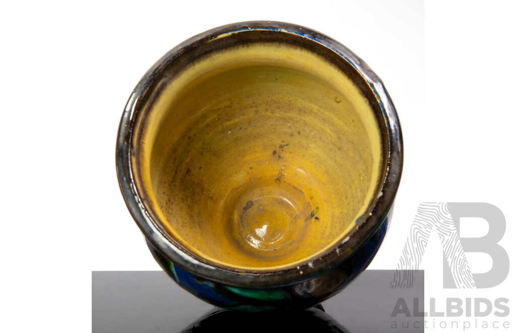 Mid Century Danish Pottery Jardinieire by HAK Harman Kahler