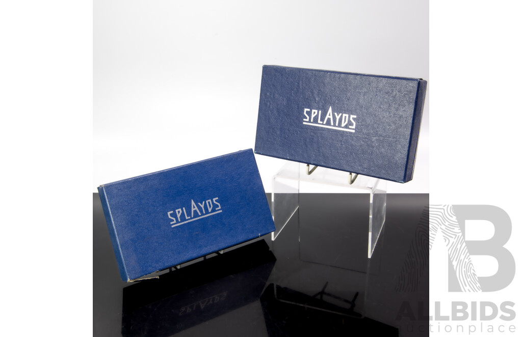 Two Sets Six Splayds in Original Boxes