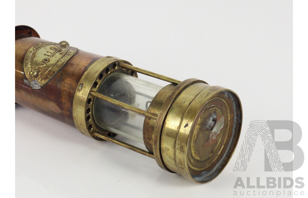 Reproduction Brass Miners Lamp