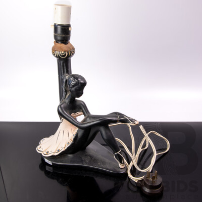 Vintage Australian Barsony Ballerina Table Lamp, FL 36