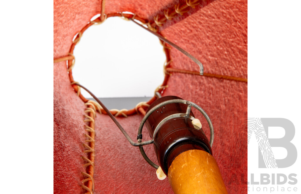 George Barsony Ceramic Figural Table Lamp