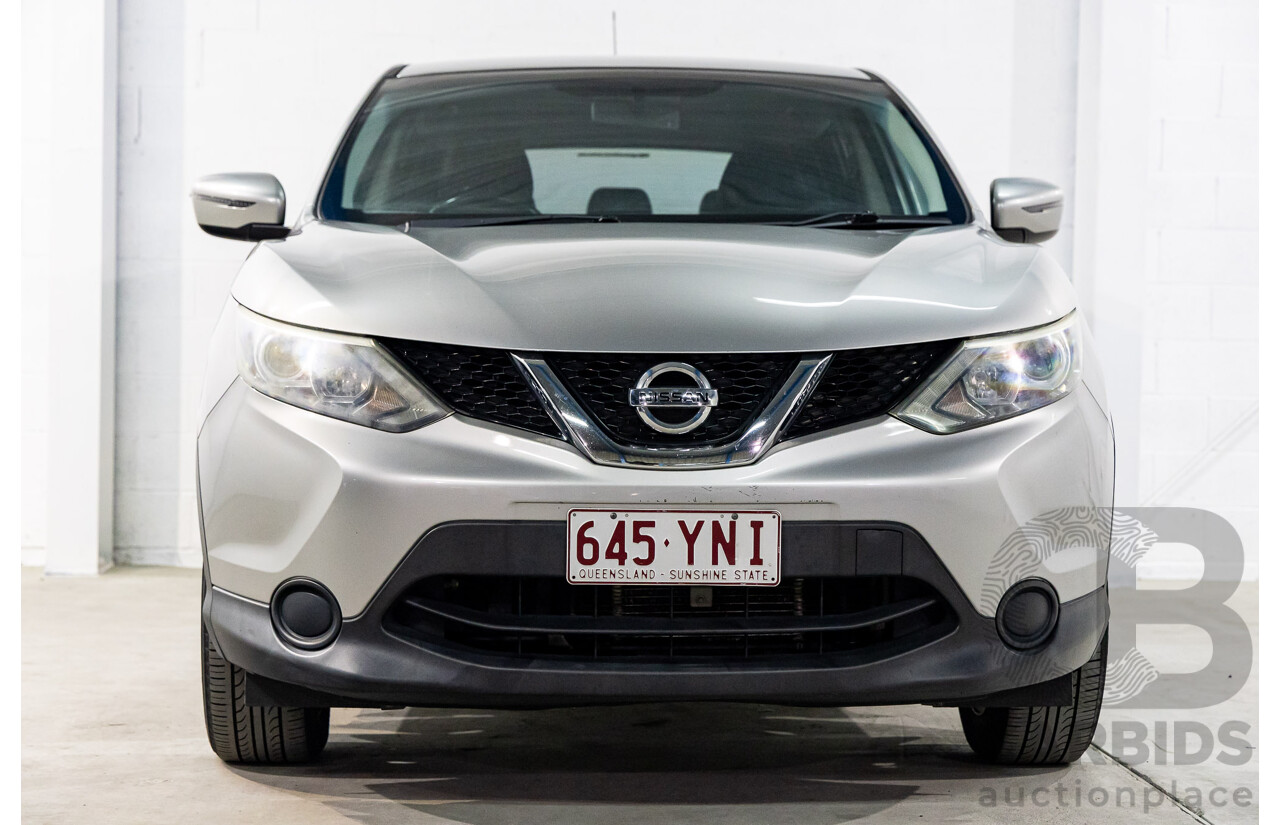 8/2015 Nissan Qashqai ST (4x2) J11 4d Wagon Gun Metallic 2.0L