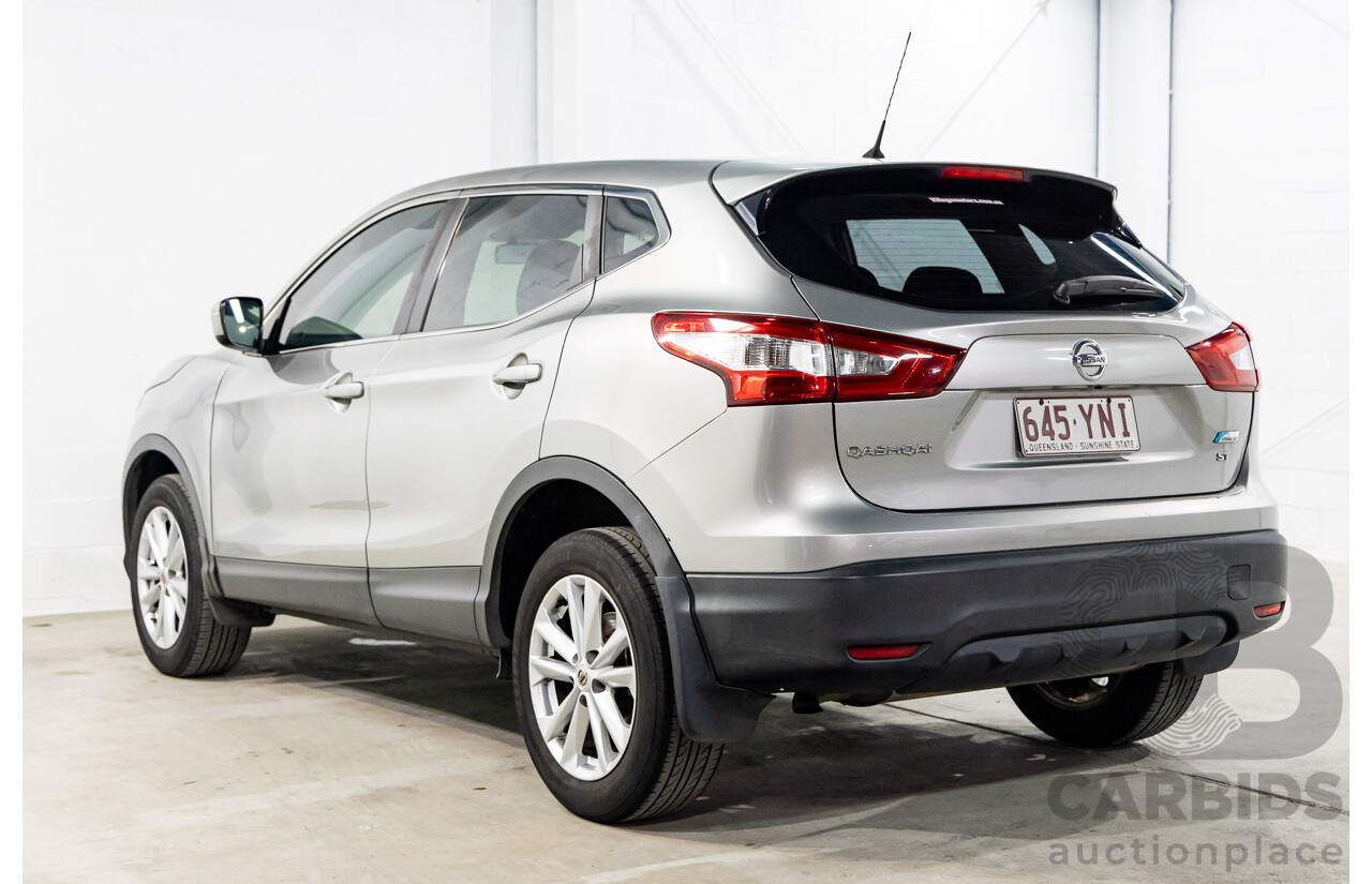 8/2015 Nissan Qashqai ST (4x2) J11 4d Wagon Gun Metallic 2.0L