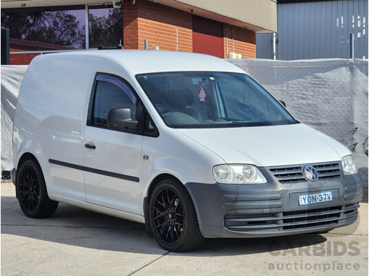 5/2010 Volkswagen Caddy 1.9 TDi 2K MY10 Van White 1.9L