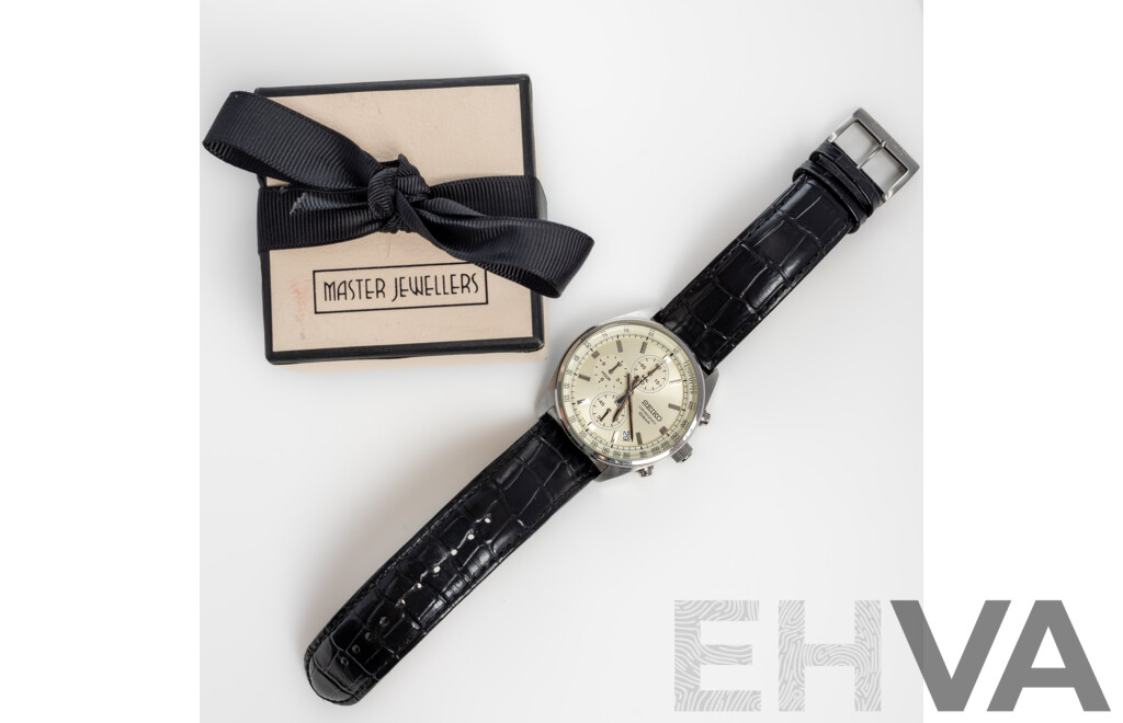 Seiko Chronograph Bar Watch, Japanese Movement, 8T67-00L0