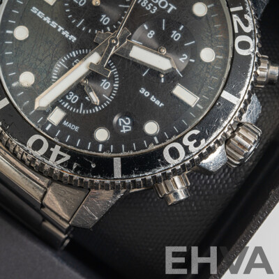 Tissot 45.5mm Seastar 1000 Chronograph Watch, Model T120.417.11.051.00
