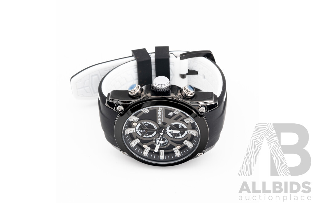 Megir 41mm Chronograph Watch, Model M2144