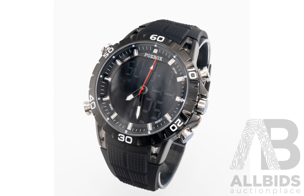 Foxbox 48mm Sport Watch, Model FB0006