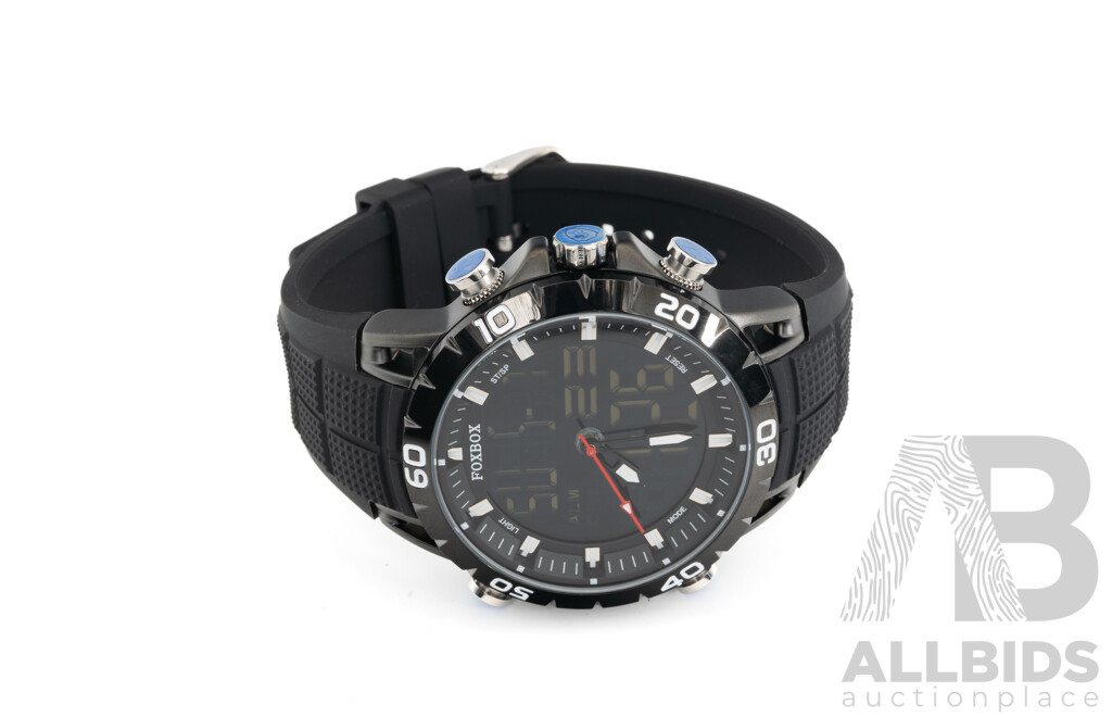 Foxbox 48mm Sport Watch, Model FB0006