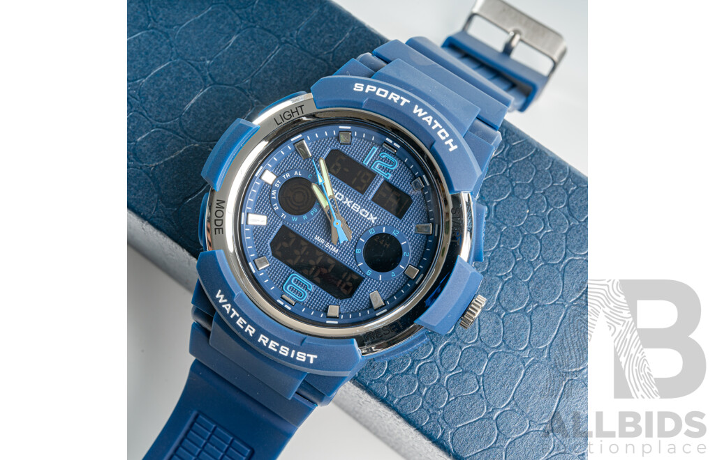 Foxbox 52mm Sports Watch, Model FB0068