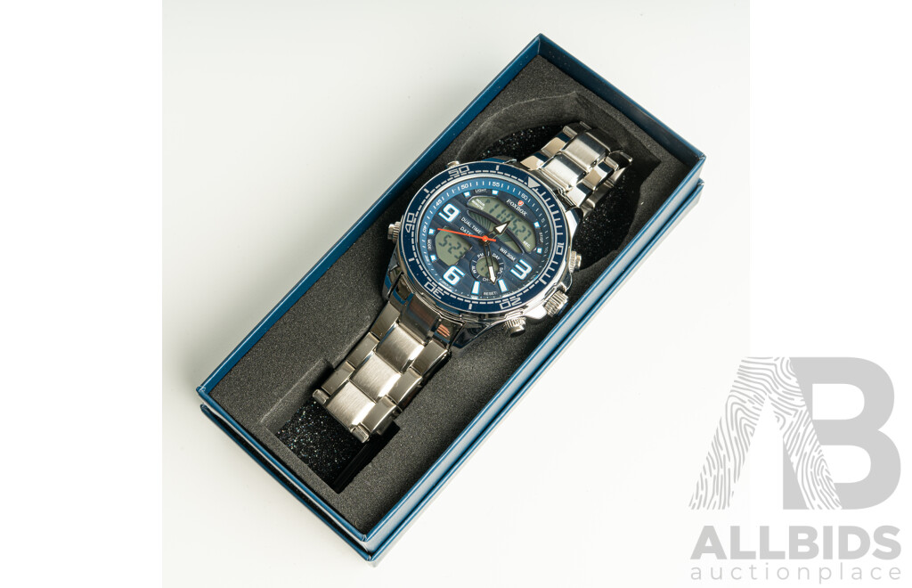 Foxbox 46mm Sports Watch, Model FB0007