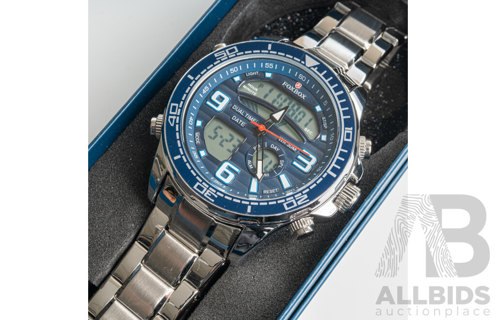 Foxbox 46mm Sports Watch, Model FB0007