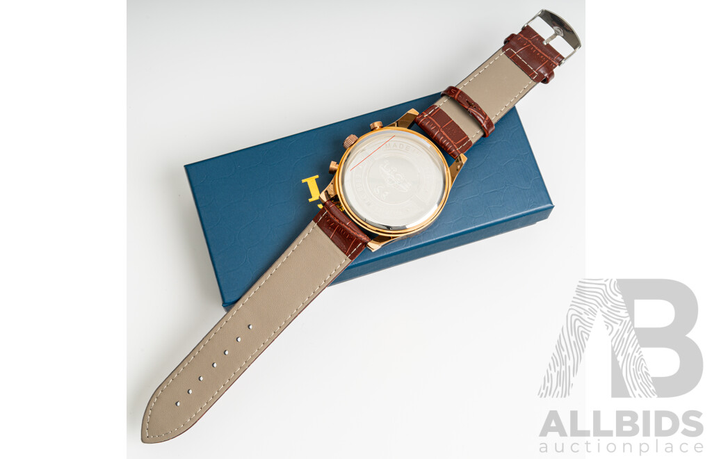 Lige 46mm Chronograph Watch, Model LG8989