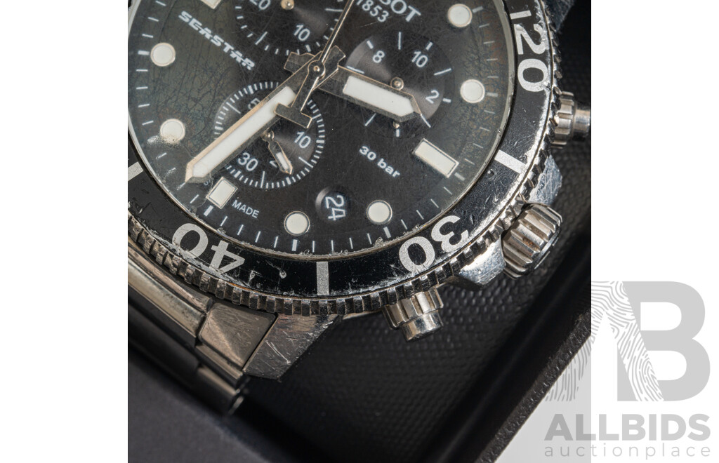 Tissot 45.5mm Seastar 1000 Chronograph Watch, Model T120.417.11.051.00