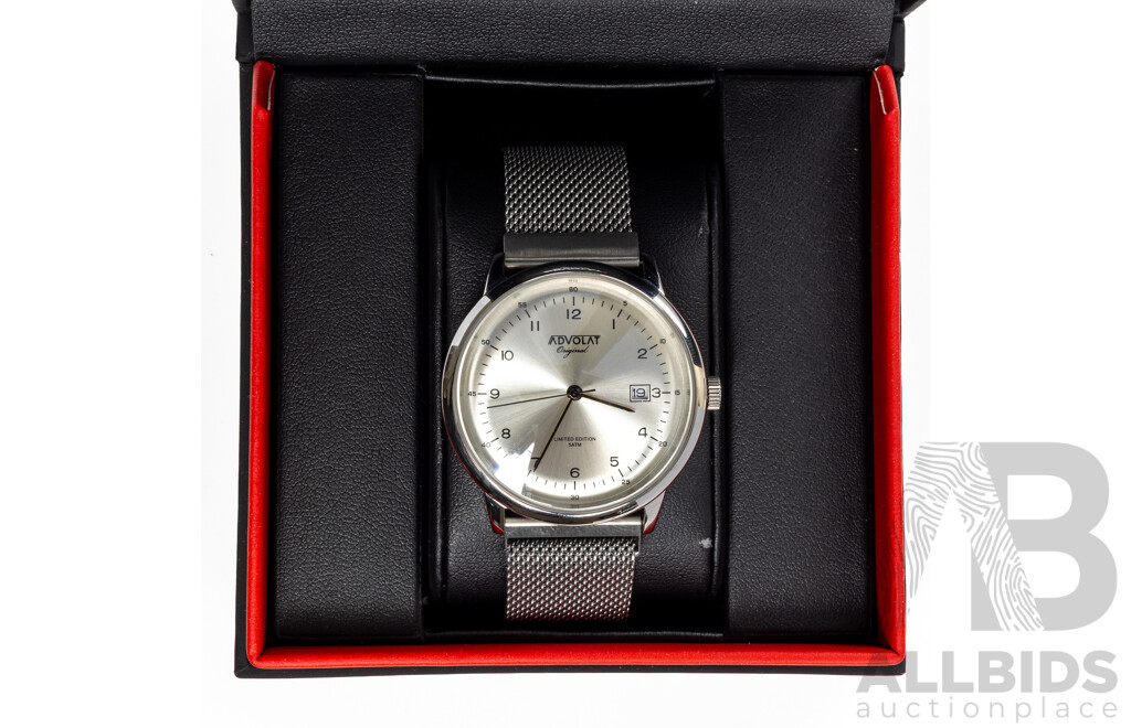 Advolat Original Limited Edition 5ATM Watch, 80012/5, No. 054/888 - as New