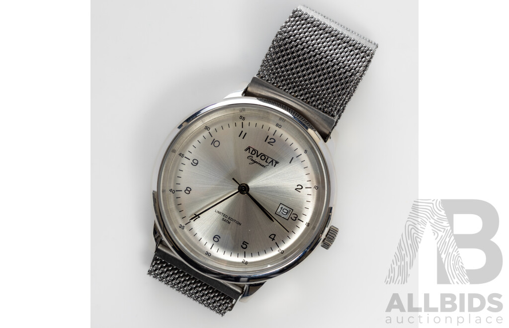 Advolat Original Limited Edition 5ATM Watch, 80012/5, No. 054/888 - as New