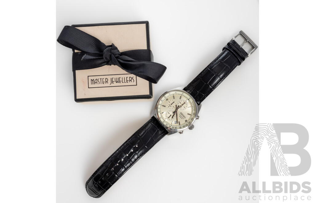 Seiko Chronograph Bar Watch, Japanese Movement, 8T67-00L0