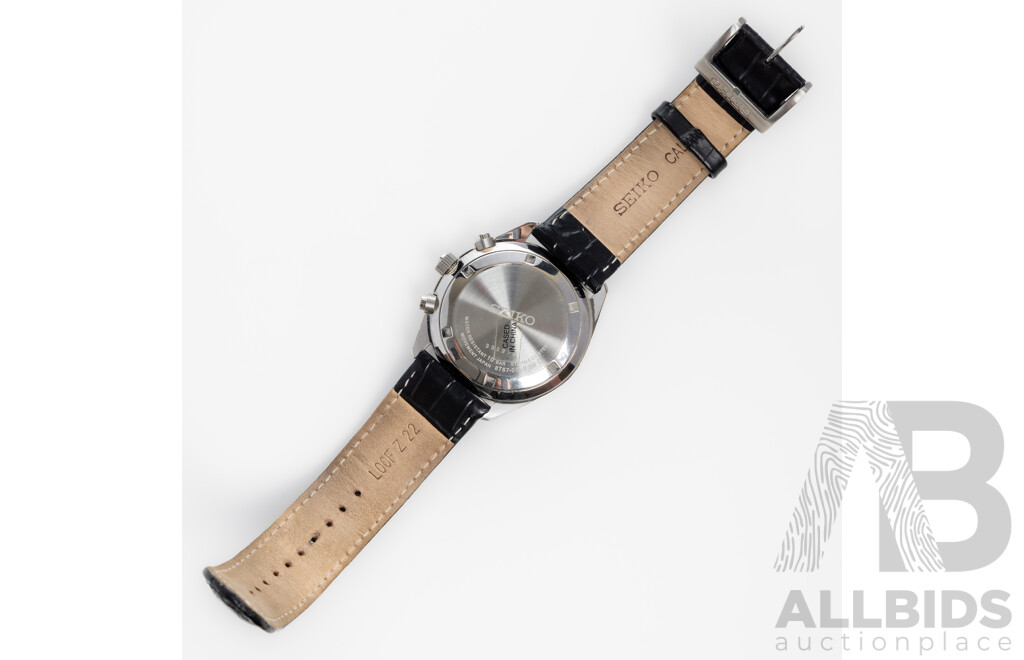 Seiko Chronograph Bar Watch, Japanese Movement, 8T67-00L0