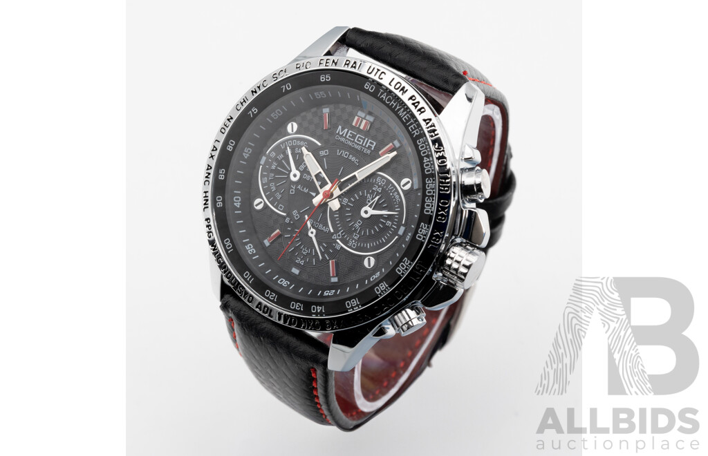 Megir 43mm Rayon Chrono