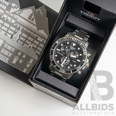 Tissot 45.5mm Seastar 1000 Chronograph Watch, Model T120.417.11.051.00