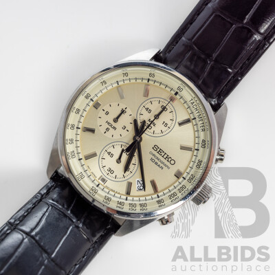 Seiko Chronograph Bar Watch, Japanese - Lot 1611744 | EHVA