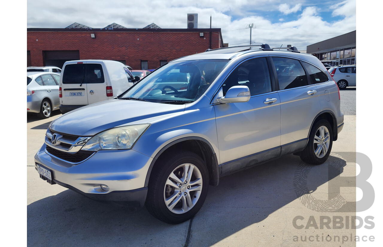 11/2011 Honda CRV (4x4) Luxury MY11 4d Wagon Silver 2.4L