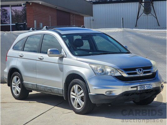 11/2011 Honda CRV (4x4) Luxury MY11 4d Wagon Silver 2.4L