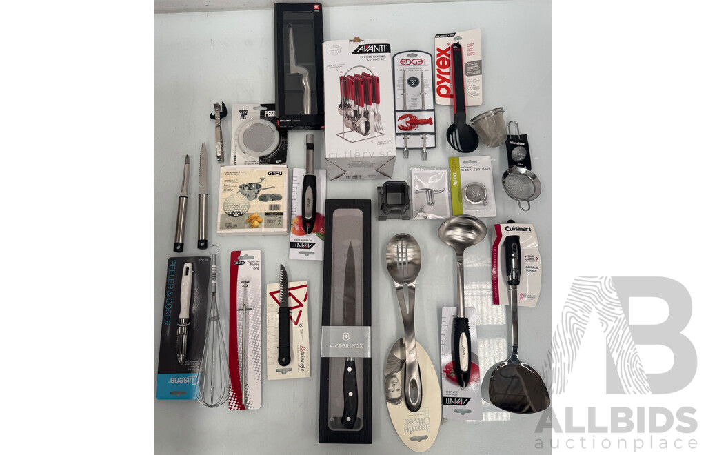 Assorted Lot of Kitchen Utensils and Tools