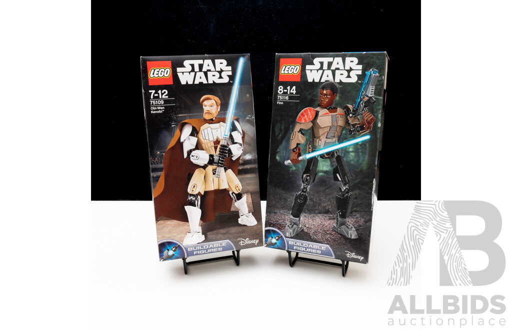 Two Retired Lego Sets, Star Wars, Buildable Figures, 75109 & 75116, Sealed New in Boxes