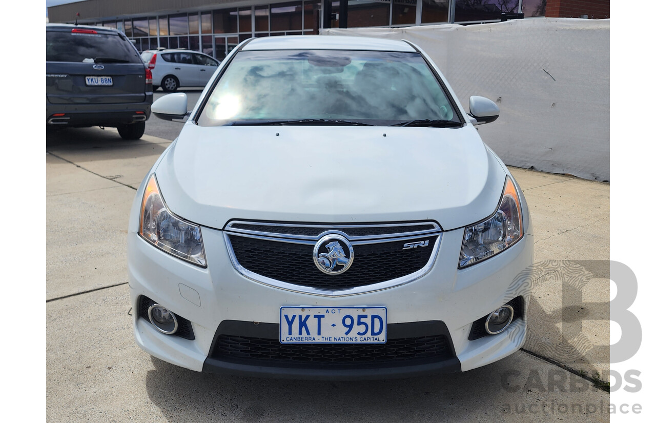 5/2013 Holden Cruze SRi JH MY13 4d Sedan White 1.4L