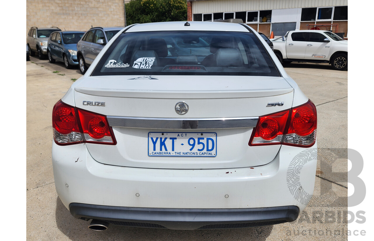 5/2013 Holden Cruze SRi JH MY13 4d Sedan White 1.4L