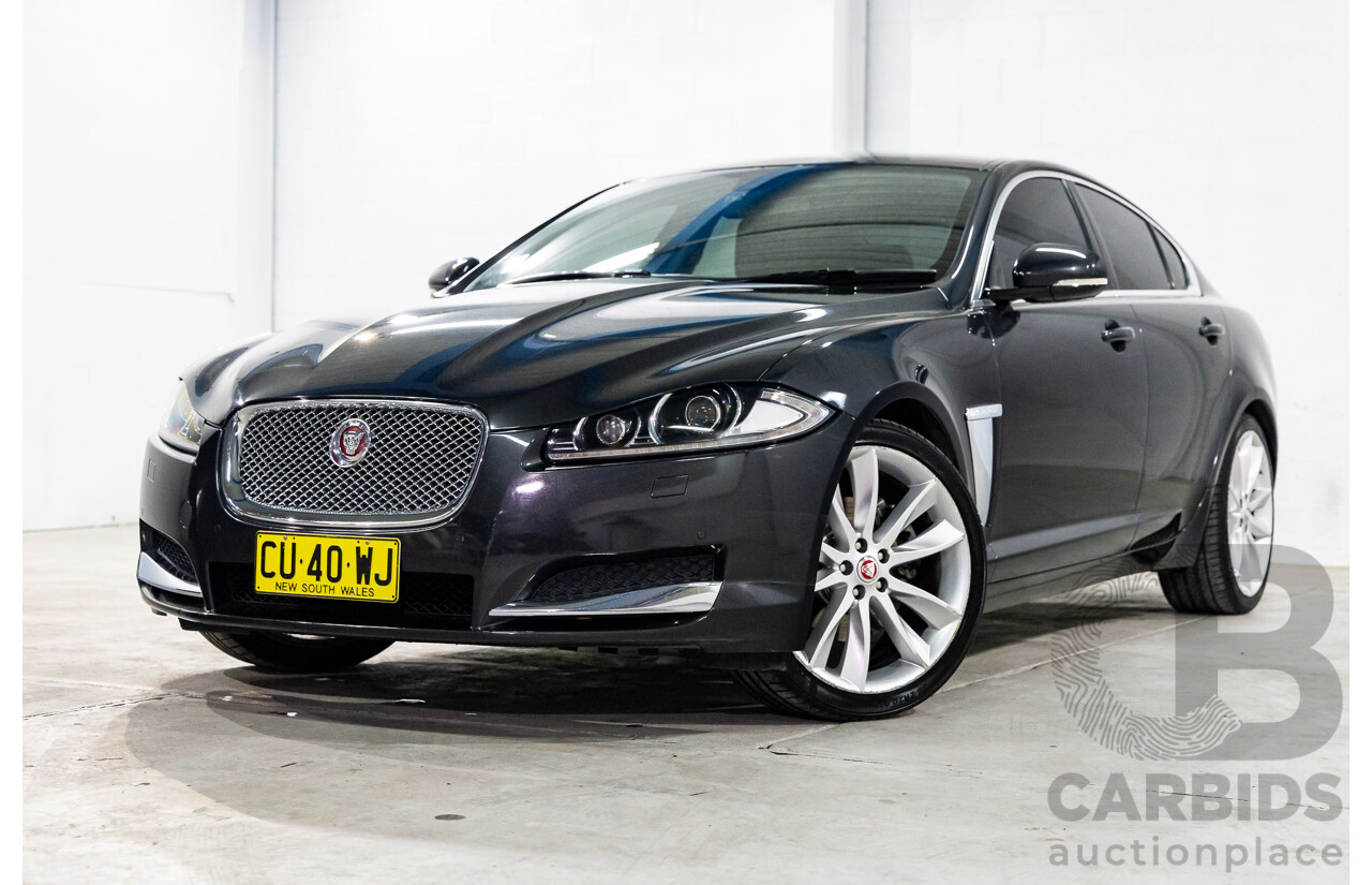 1/2015 Jaguar XF 2.2d Premium Luxury MY15 4d Sedan Stratus Grey Metallic Turbo Diesel 2.2L