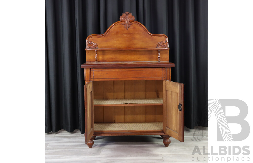 Victorian Mahogany Two Door Chiffonier