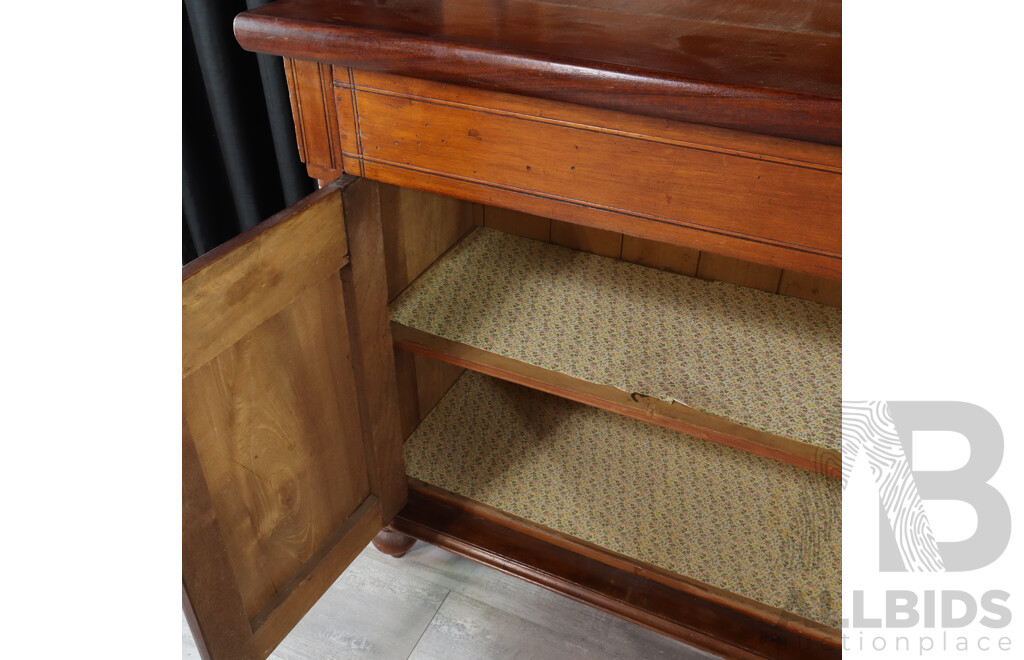 Victorian Mahogany Two Door Chiffonier