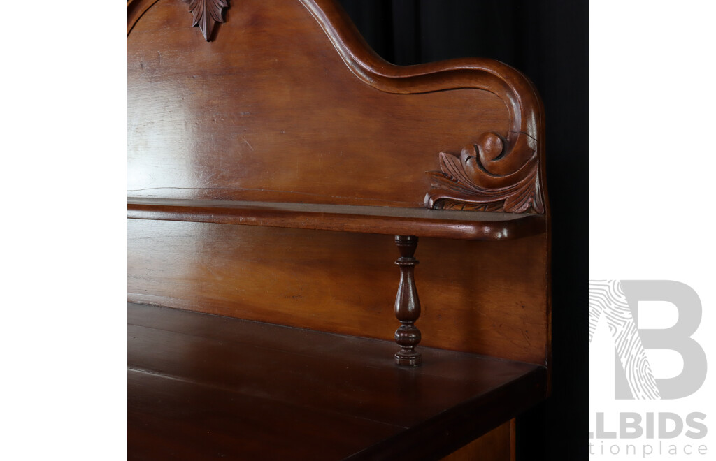 Victorian Mahogany Two Door Chiffonier