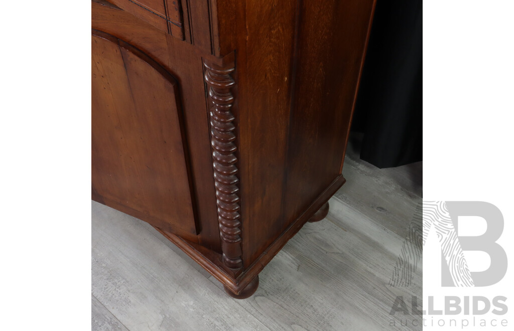 Victorian Mahogany Two Door Chiffonier