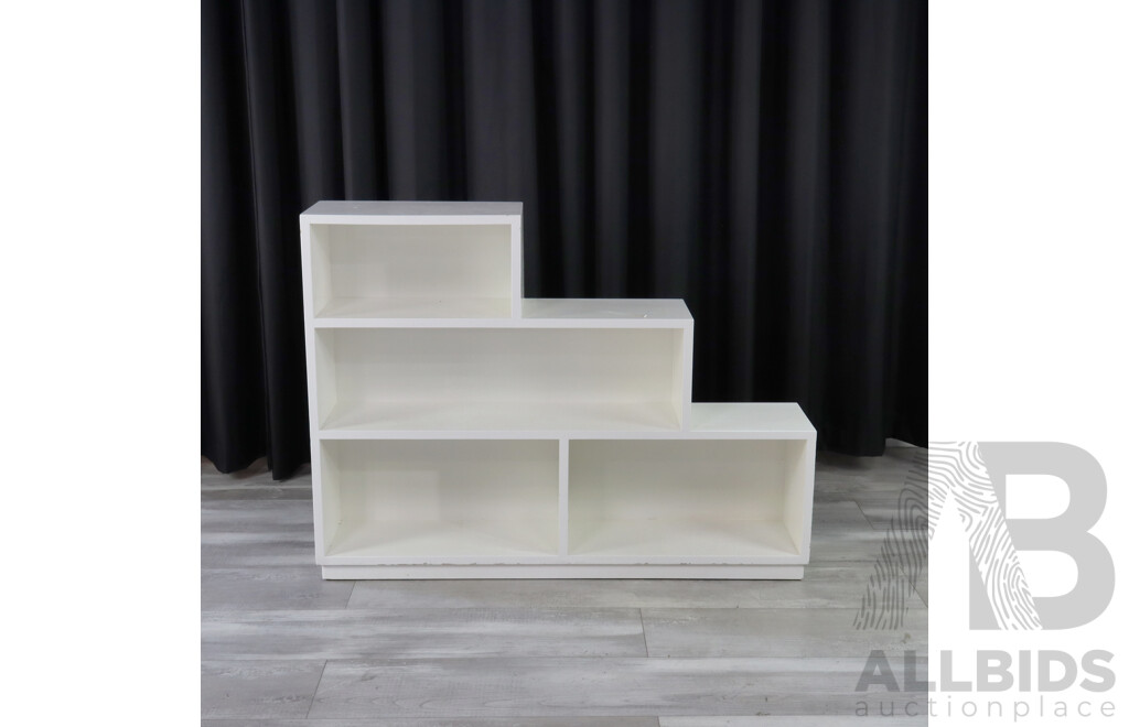 Painted Step Side Bookcase