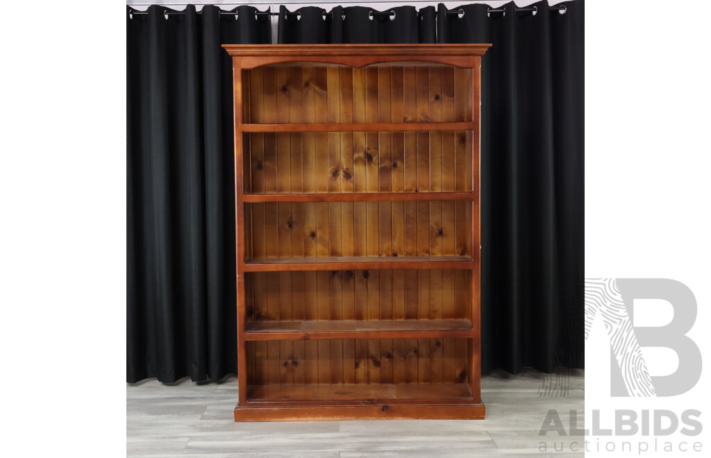 Pine Open Bookcase