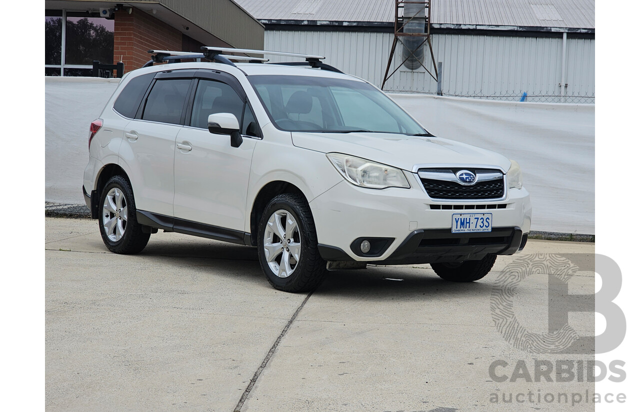 4/2013 Subaru Forester 2.0i-L MY13 4d Wagon Pearl White 2.0L