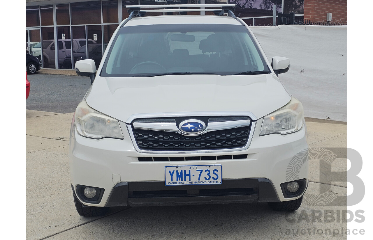 4/2013 Subaru Forester 2.0i-L MY13 4d Wagon Pearl White 2.0L