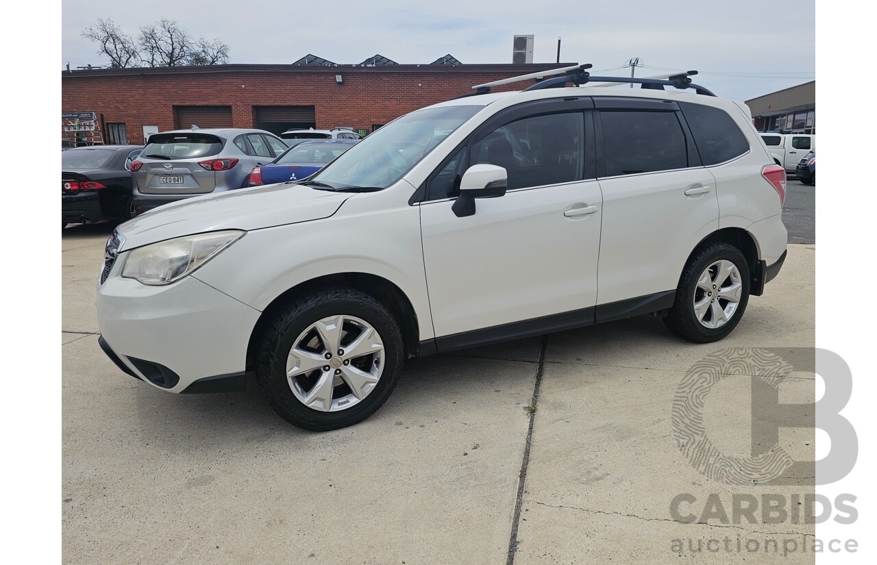 4/2013 Subaru Forester 2.0i-L MY13 4d Wagon Pearl White 2.0L