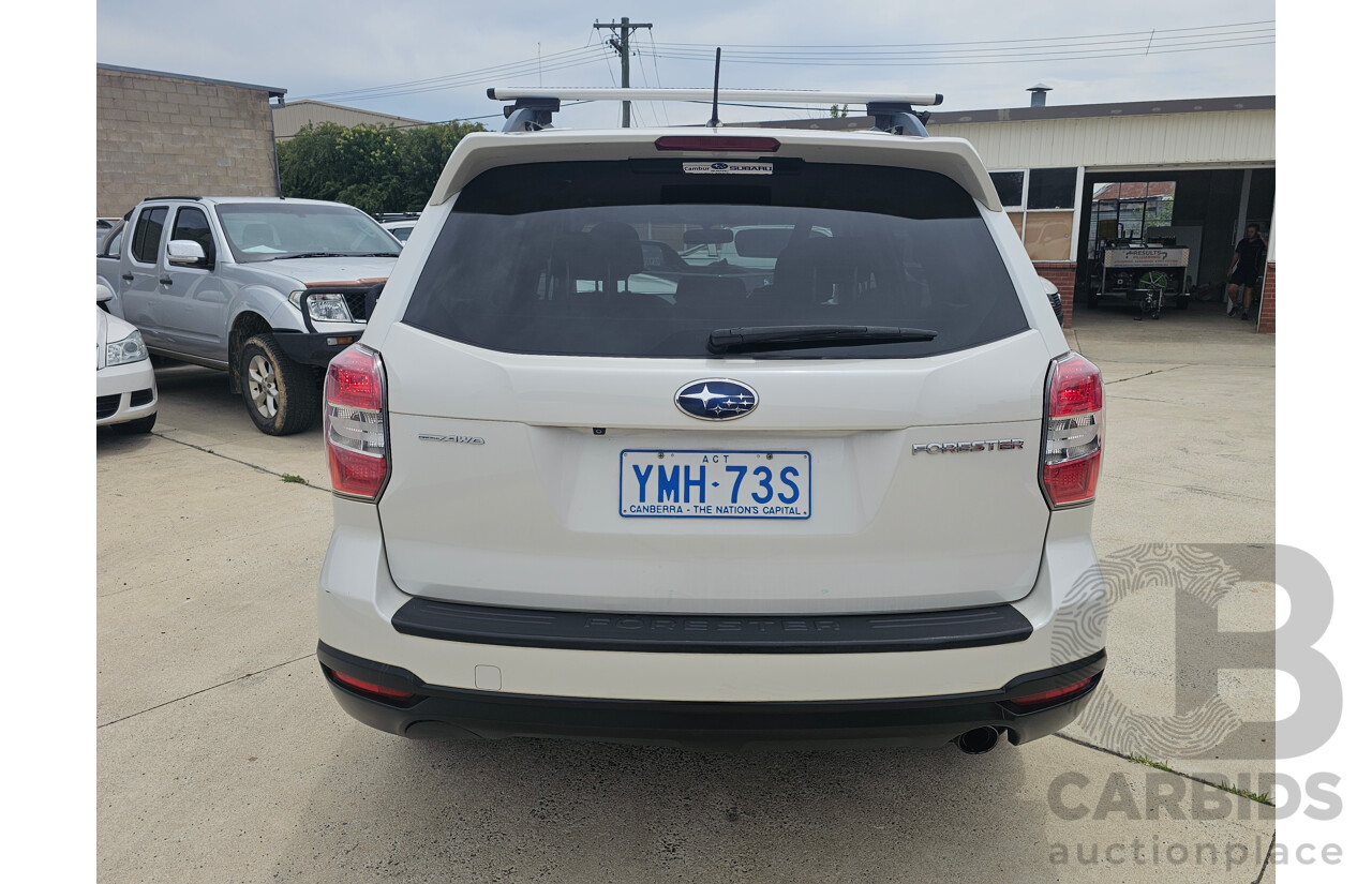 4/2013 Subaru Forester 2.0i-L MY13 4d Wagon Pearl White 2.0L