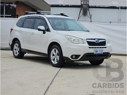 4/2013 Subaru Forester 2.0i-L MY13 4d Wagon Pearl White 2.0L