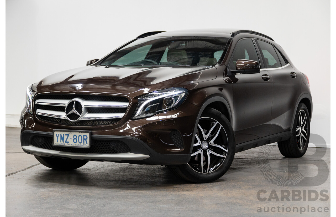 05/2016 Mercedes-Benz Gla 180 (FWD) X156 MY16 4D Wagon Orient Brown Metallic Turbo 1.6L